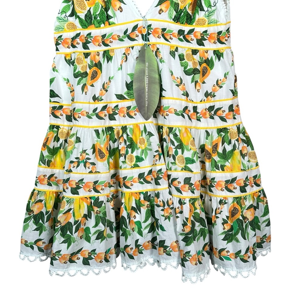 FARM RIO Papaya Salad Tiered Summer Swing Dress - Picture 9 of 16